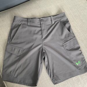 Under Armour Men's Charcoal Cargo Shorts